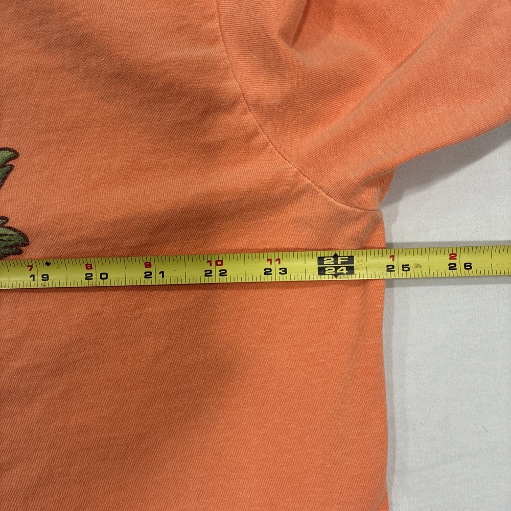 Funny Smoke Trees Not Friends Orange T-Shirt Men's XL Cartoon Marijuana Leaf 420 - Picture 8 of 12